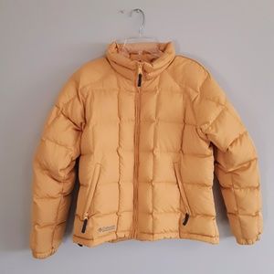 Columbia Women's Orange Puffer Jacket Size XL